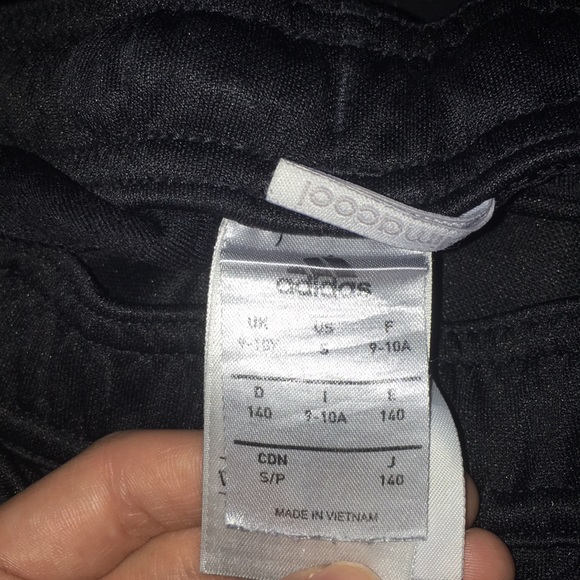 Adidas Black Track Pants - Picture 2 of 3